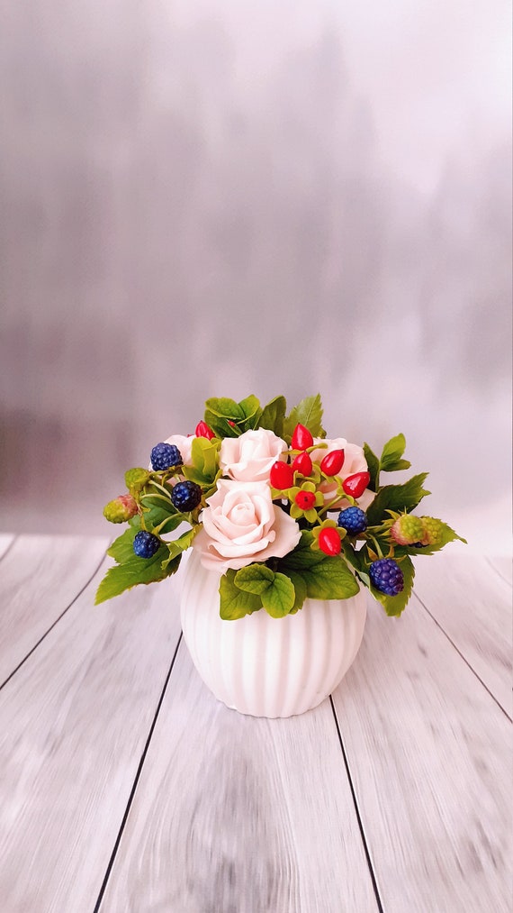Cold porcelain flowers for sale deals