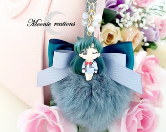 Ready to Ship - Setsuna Meiou (Sailor Pluto) from Sailor Moon Bag Charm/Keychain