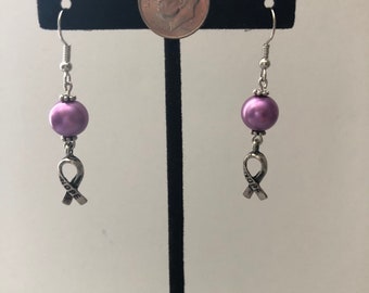 Hope Earrings - Pancreatic Cancer Awareness