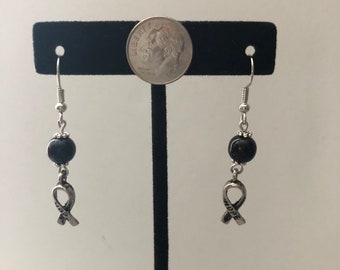 Hope Earrings - Melanoma Awareness