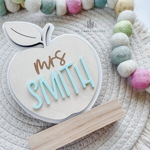 Teacher Desk Name Sign - Etsy