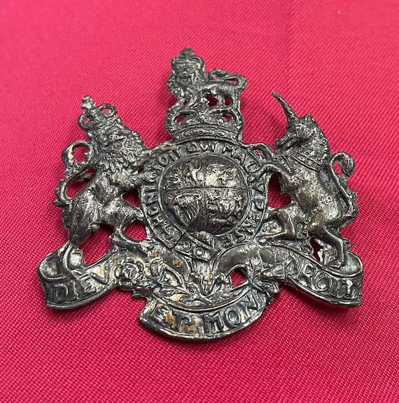 Dieu Et Mon DROIT STIEFF WW2 British Royal Coat of Arms Badge Etsy