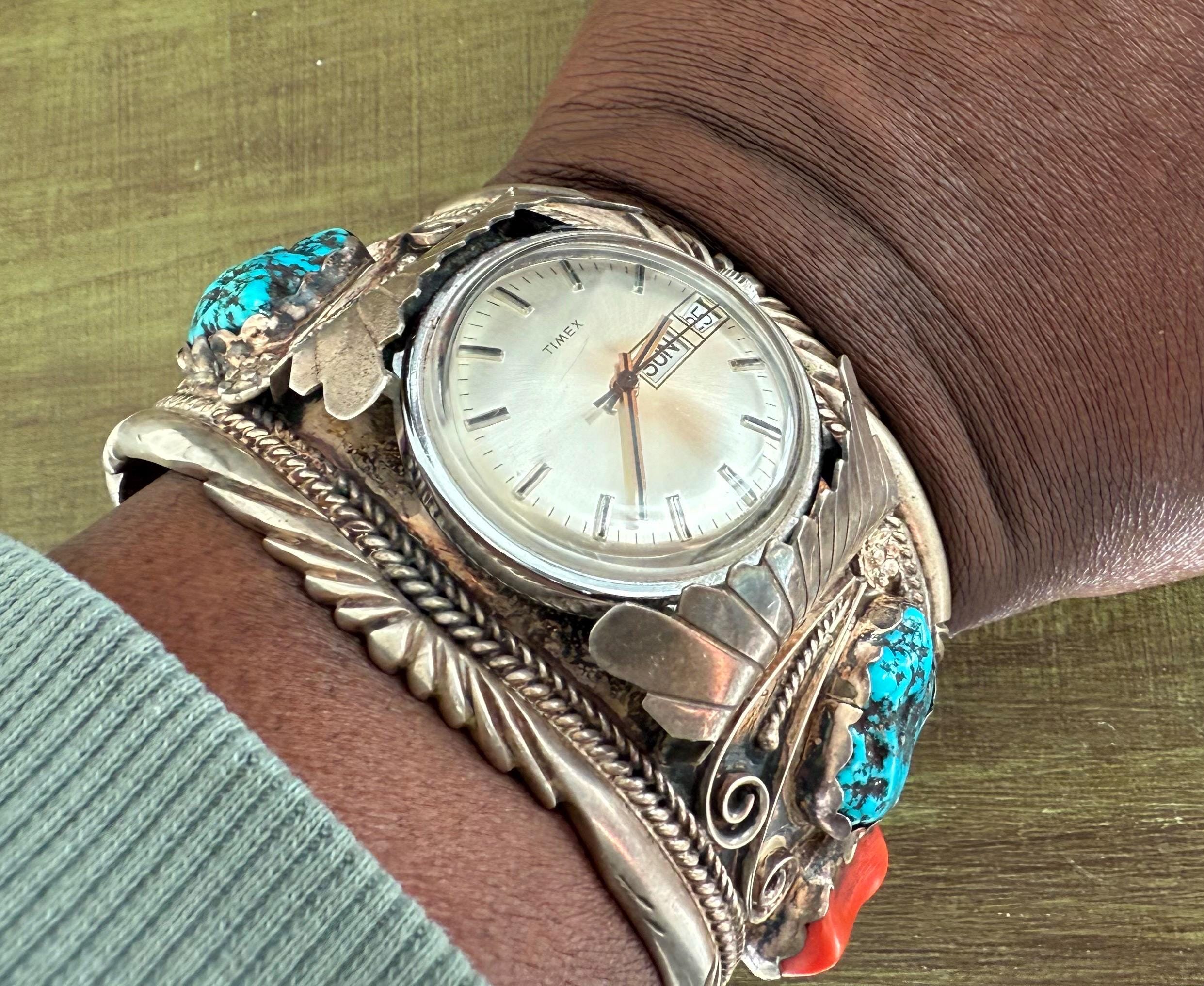 Turquoise Timex - Etsy