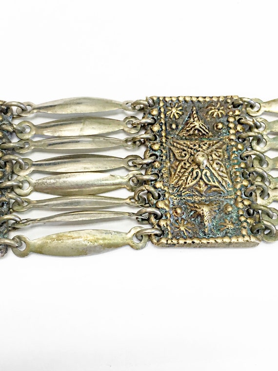 Vintage Mexico Silver Bracelet - image 3