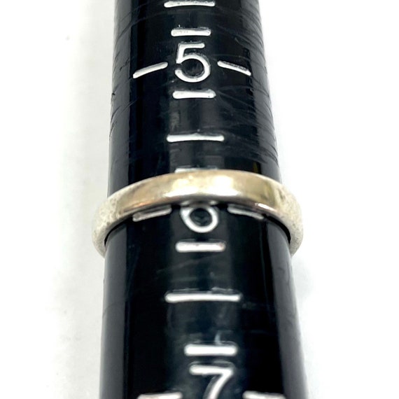 Sterling Silver Rose Ring - Size 6 - image 5