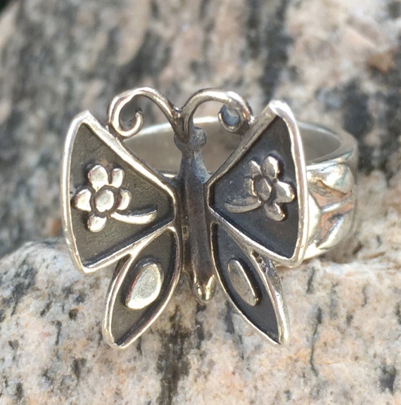Mariposa Ring James Avery Butterfly Ring SZ #0681