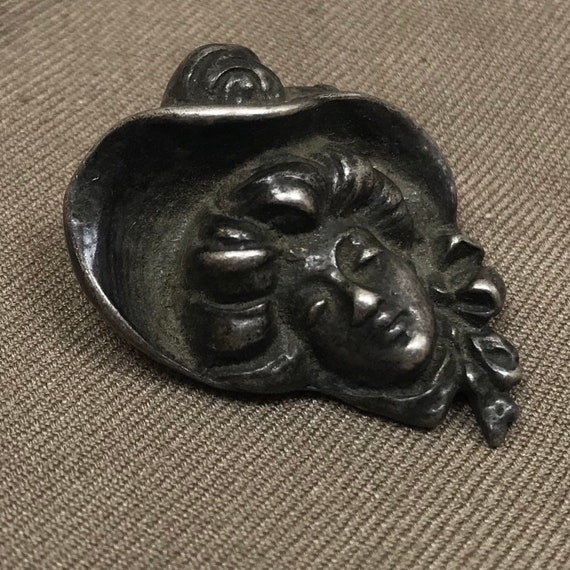 Antique vintage sterling silver Art Nouveau ladie… - image 2