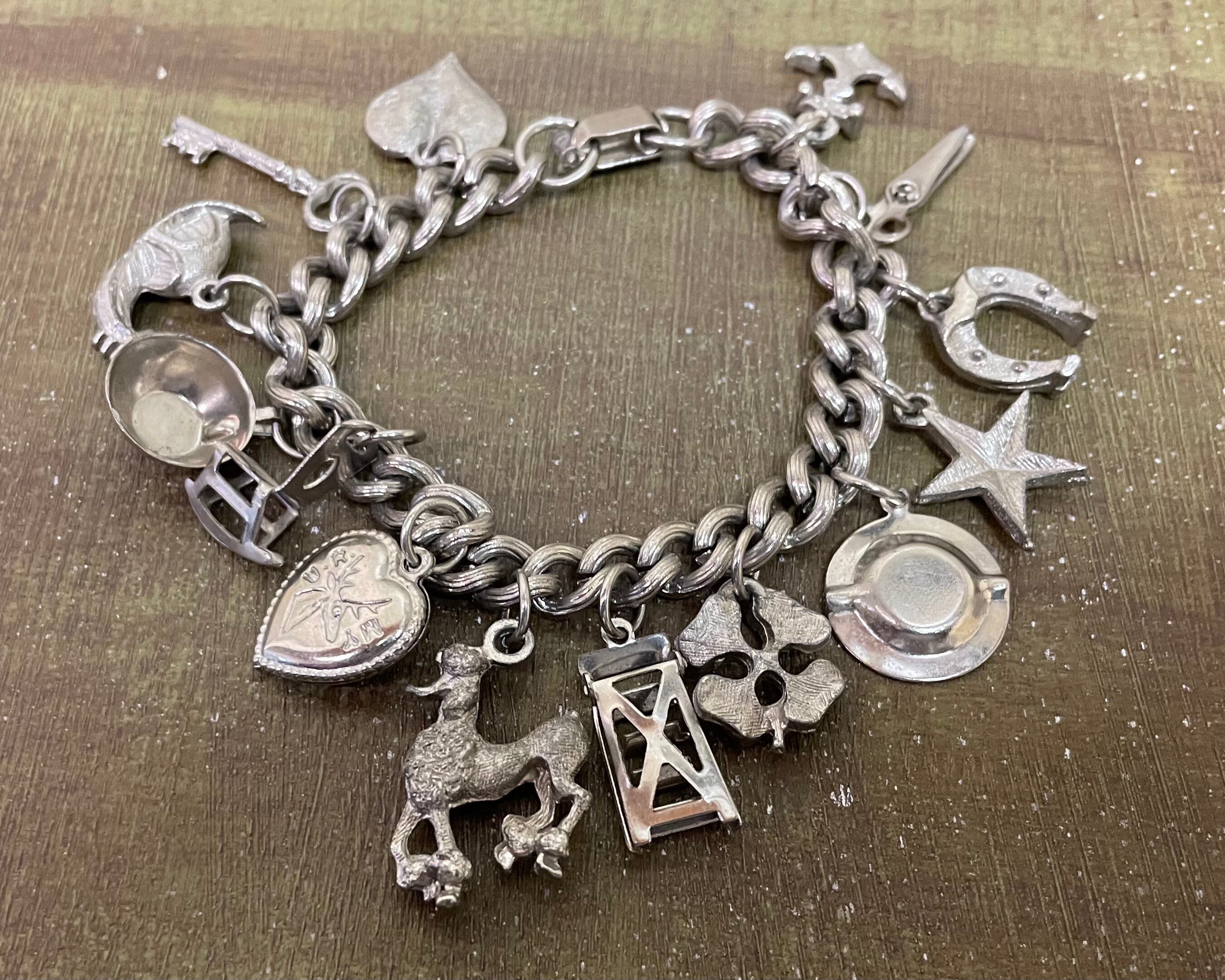 Wonderful Western Bracelet with Particularly Fine Charms