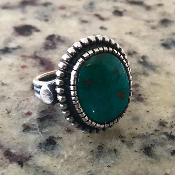 Gloria Begay Navajo Lapis Sterlng Silver Ring Native American Gloria Begay Navajo Lapis Sterlng Silver Ring Native American