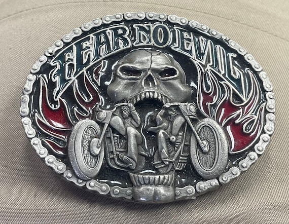 Siskiyou Belt Buckle fear no evil. #101504B3. Fre… - image 1