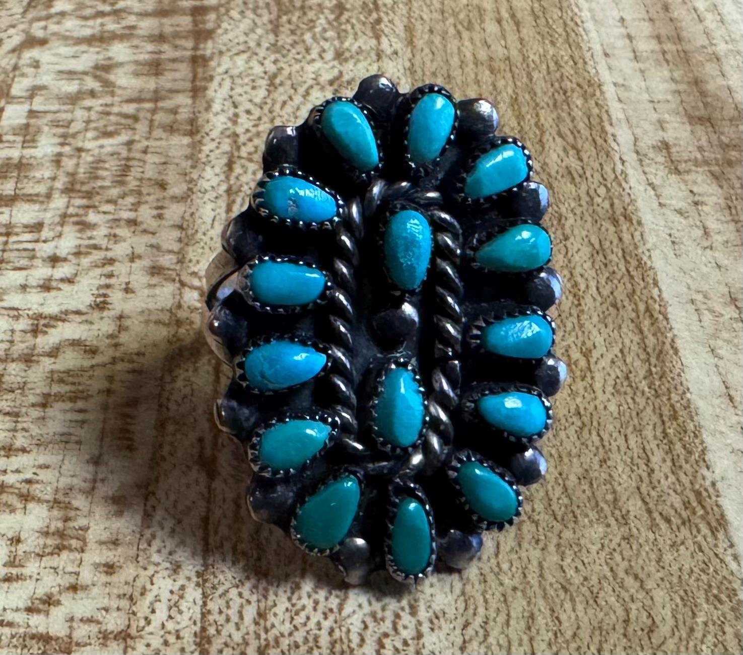 Zuni Ring Size 8 - Etsy