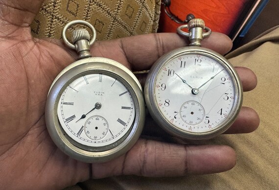Elgin pocket watch parts hotsell