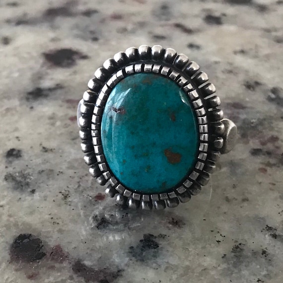 Gloria Begay Navajo Lapis Sterlng Silver Ring Native American Gloria Begay Navajo Lapis Sterlng Silver Ring Native American