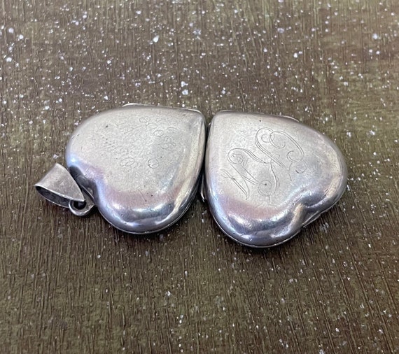 Unique double heart / connected  heart pendant.#2… - image 1