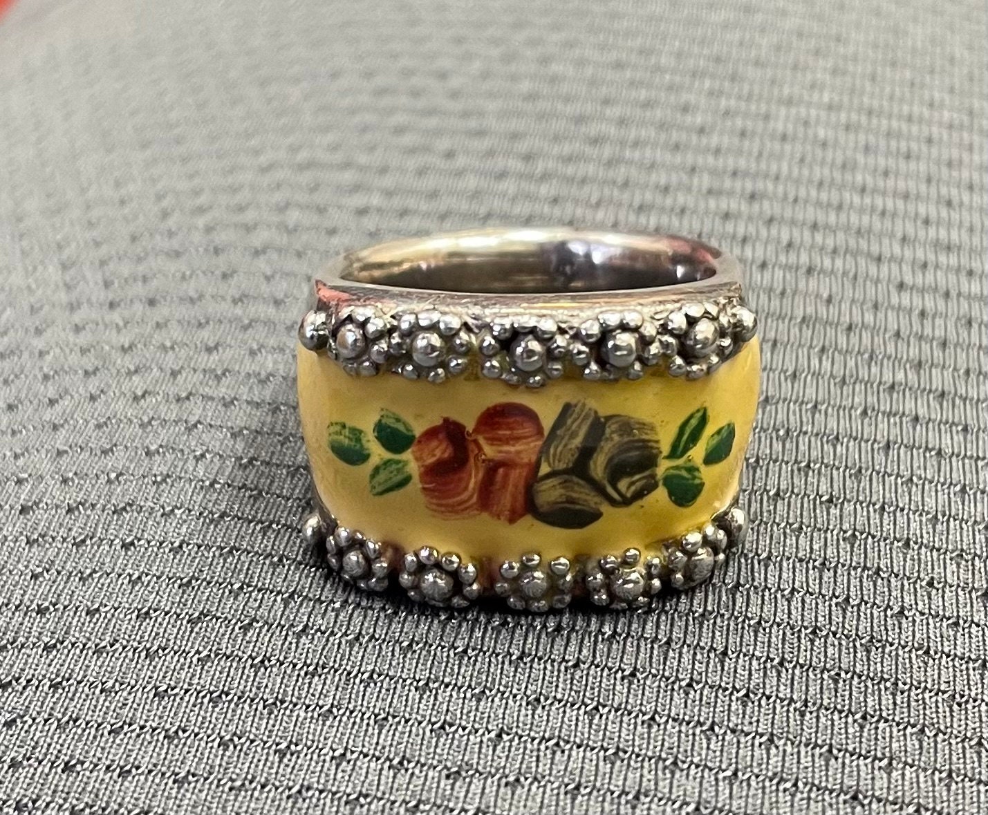Signed ESPO 925 Joseph Esposito Enameled Sterling Silver Signed ESPO 925 Joseph Esposito Enameled Sterling Silver