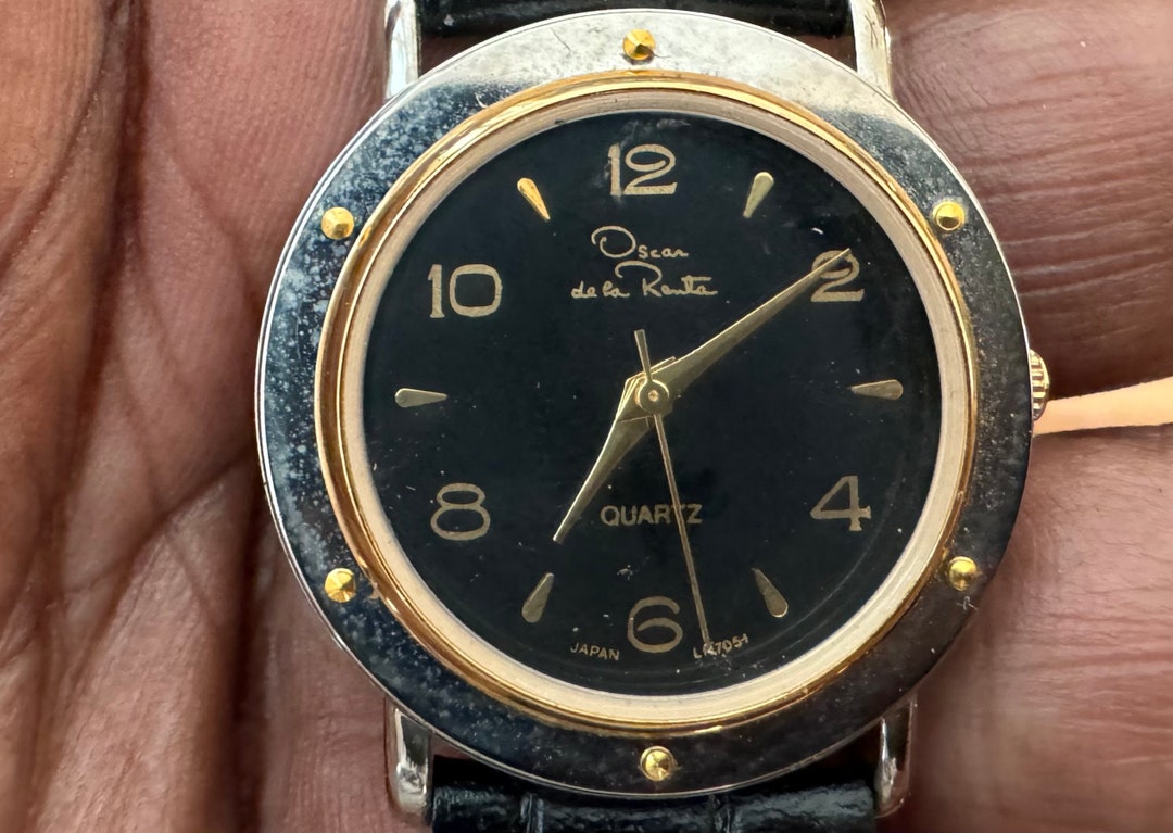 Vintage Oscar De La Renta Quartz Watch Shipping