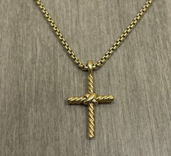 DAVID YURMAN Box Chain 18k Yellow Gold 