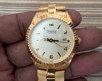 New Caravelle by Bulova watch.#2229WB.Free shipping!!!