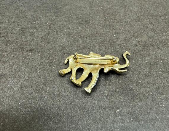 Black elephant brooch / pin .#2782SB.Free shippin… - image 4