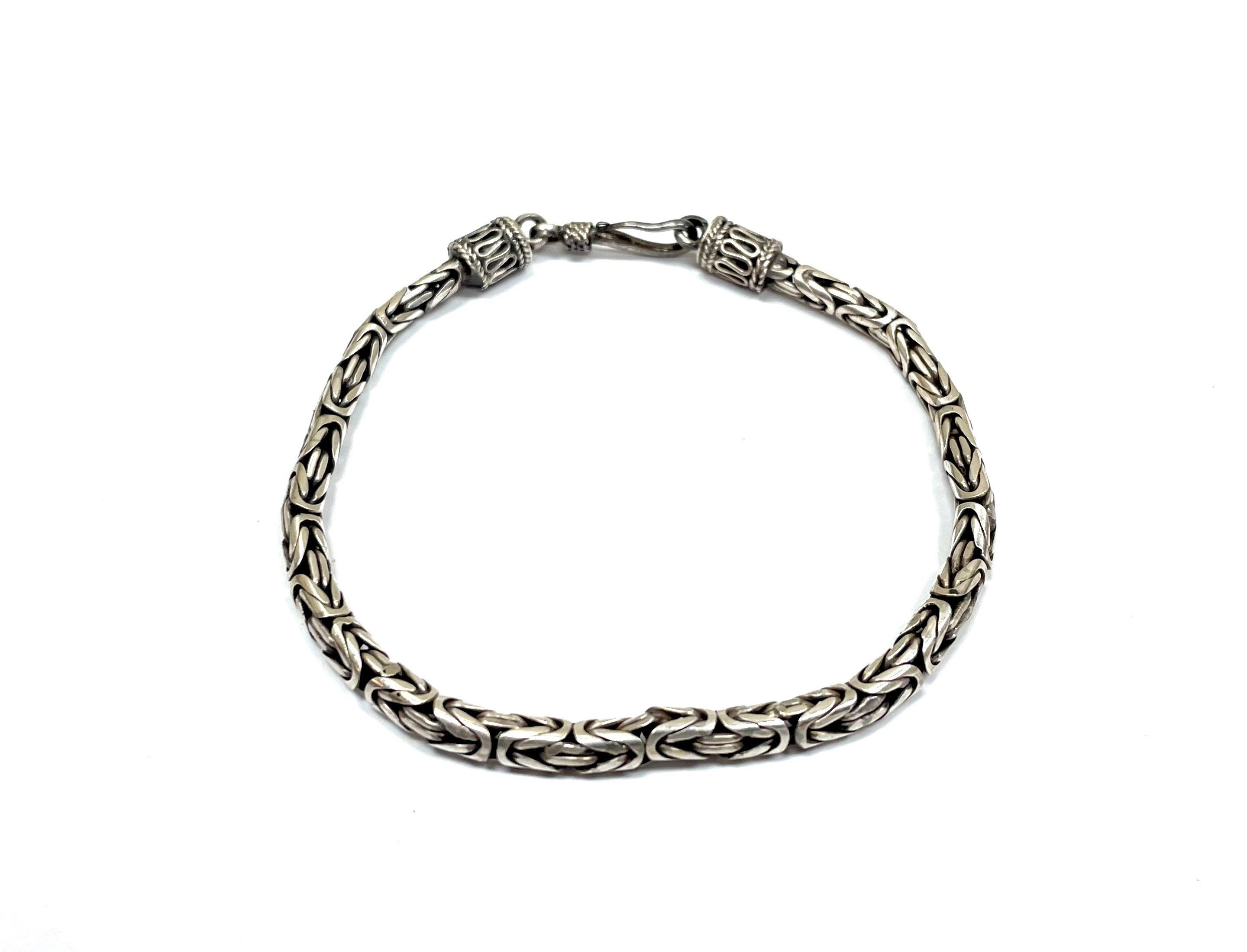 925 Sterling Silver Bracelet, Size: Custom, 15g-300g
