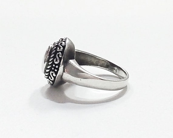 Sterling silver polished Celtic ring (#-0602 T2. … - image 10