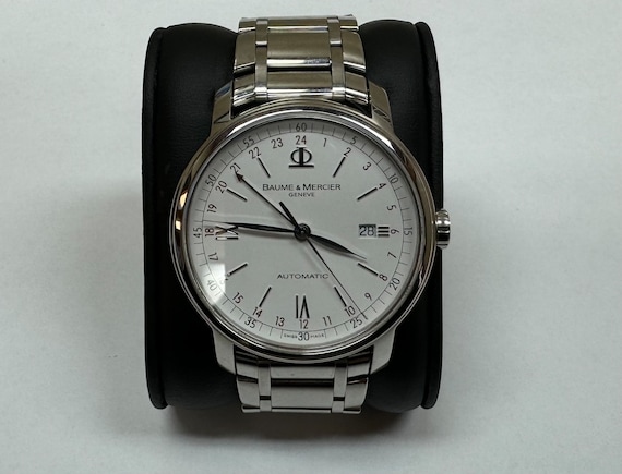 Baume Mercier GMT Classics Executive 42mm Mens Watch Nwt.1232wb ee Shipping Etsy Canada