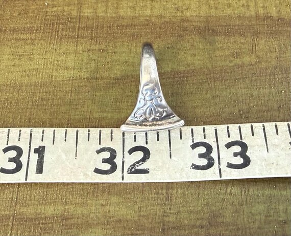 Sterling silver rectangular signet ring size 7.5.… - image 7