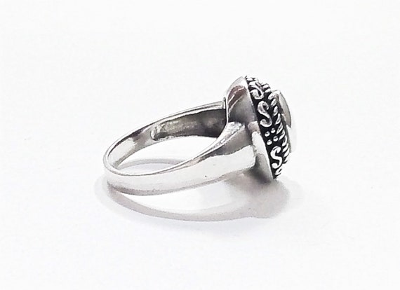 Sterling silver polished Celtic ring (#-0602 T2. … - image 8