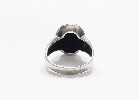 Sterling silver polished Celtic ring (#-0602 T2. … - image 9