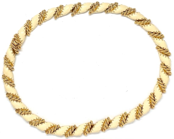 Women’s Golden Bib Necklace/ Choker. #2440 B1 - image 2