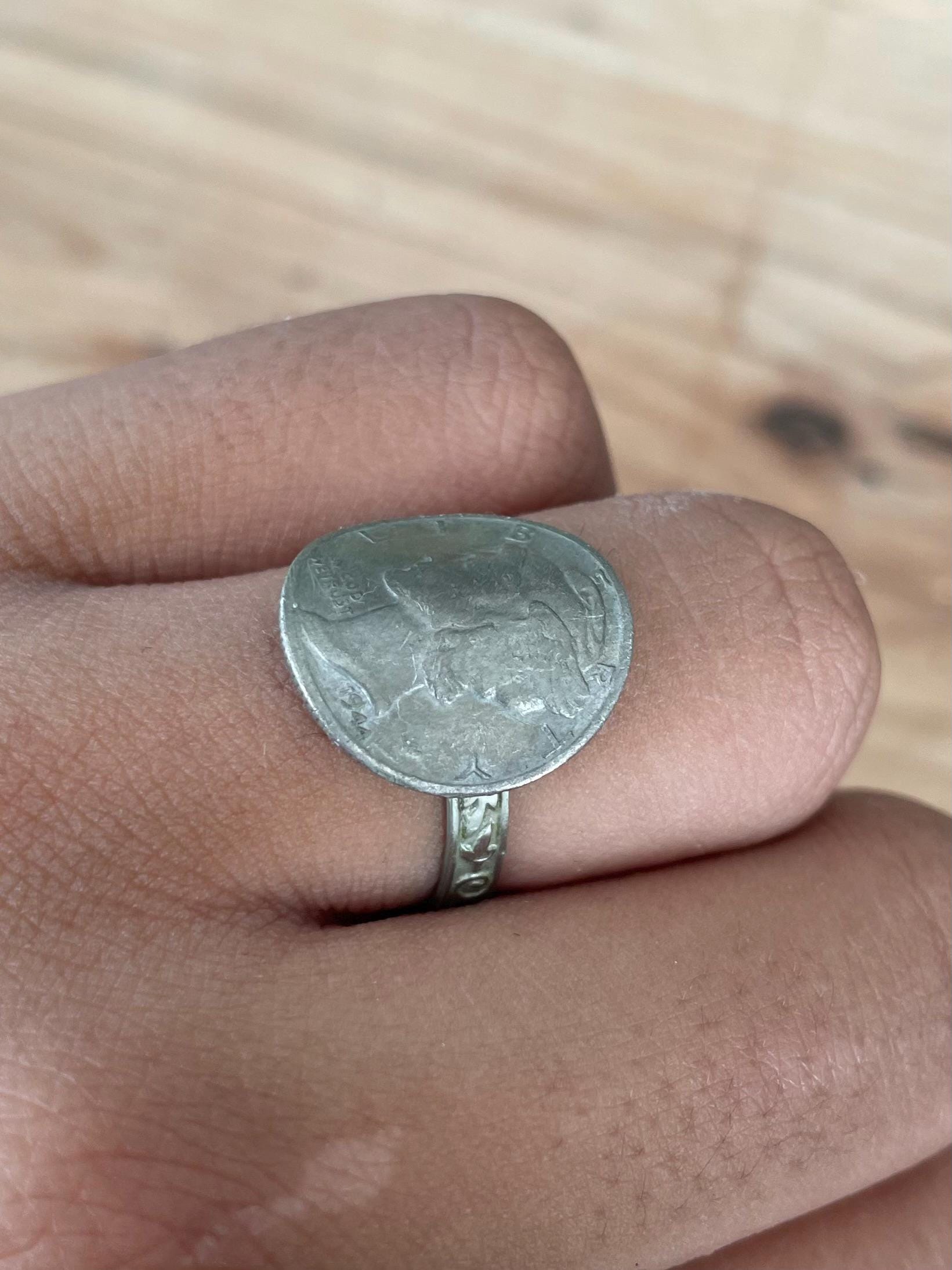 Mercury Dime Ring - Etsy