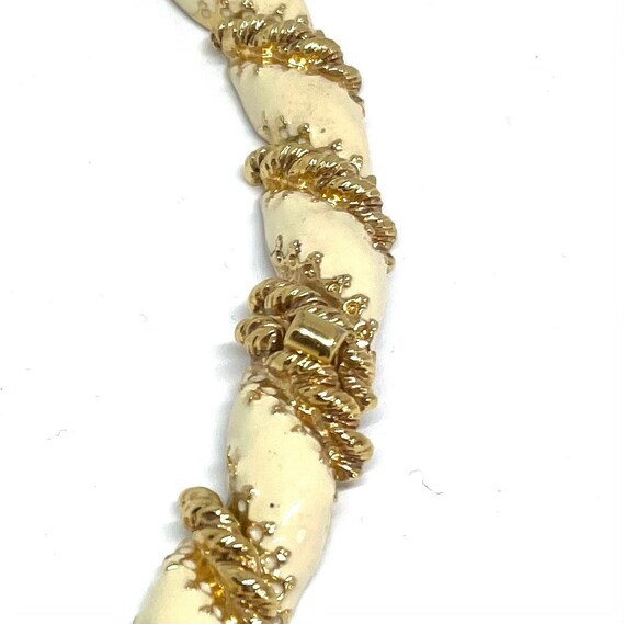 Women’s Golden Bib Necklace/ Choker. #2440 B1 - image 4