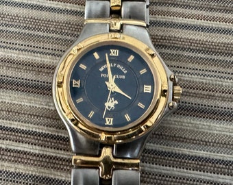 Brand new Beverly Hills Polo club two tone women s watch. 2226WB.Free shipping