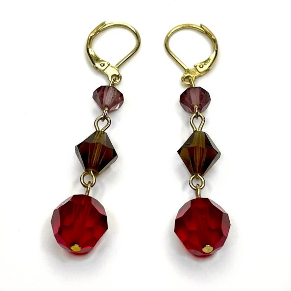 Womens Multi-Colored Dangle Earrings # 2400 - image 1