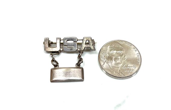 Vintage WW2 US Navy sterling silver sweetheart pi… - image 6