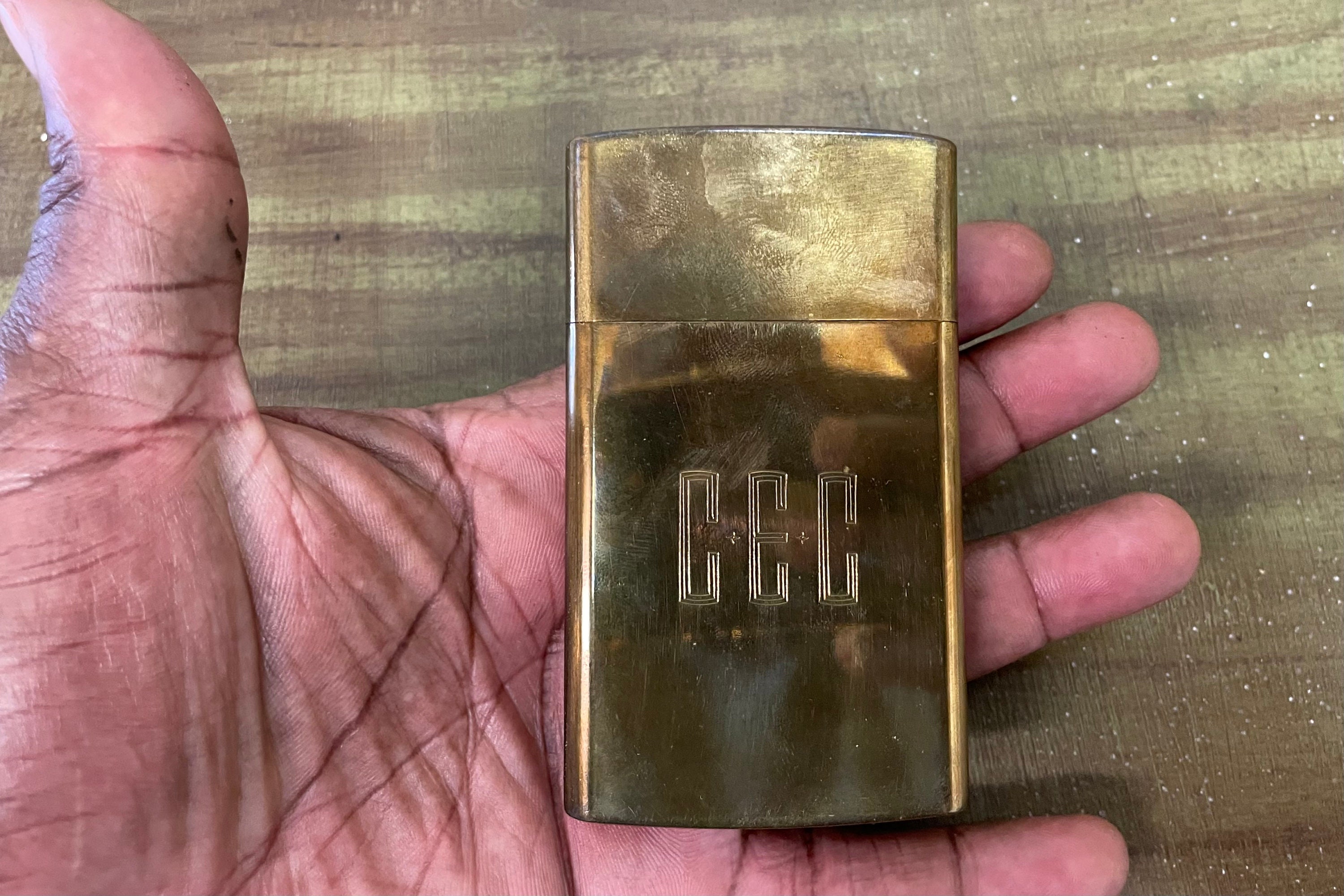 chas t kennedy cigarette case Vintage Chas T Kennedy Cigarette Japan Brass #9 Collectible. #737b3.free Shipping!!! chas t kennedy cigarette case Vintage Chas T Kennedy Cigarette Japan Brass #9 Collectible. #737b3.free Shipping!!!