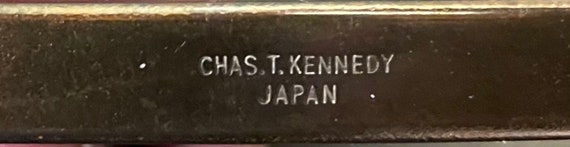 Vintage Chas T Kennedy cigarette Japan brass #9 c… - image 4