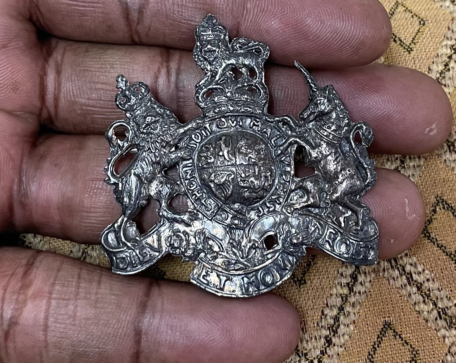 Dieu Et Mon DROIT STIEFF WW2 British Royal Coat of Arms Badge Etsy