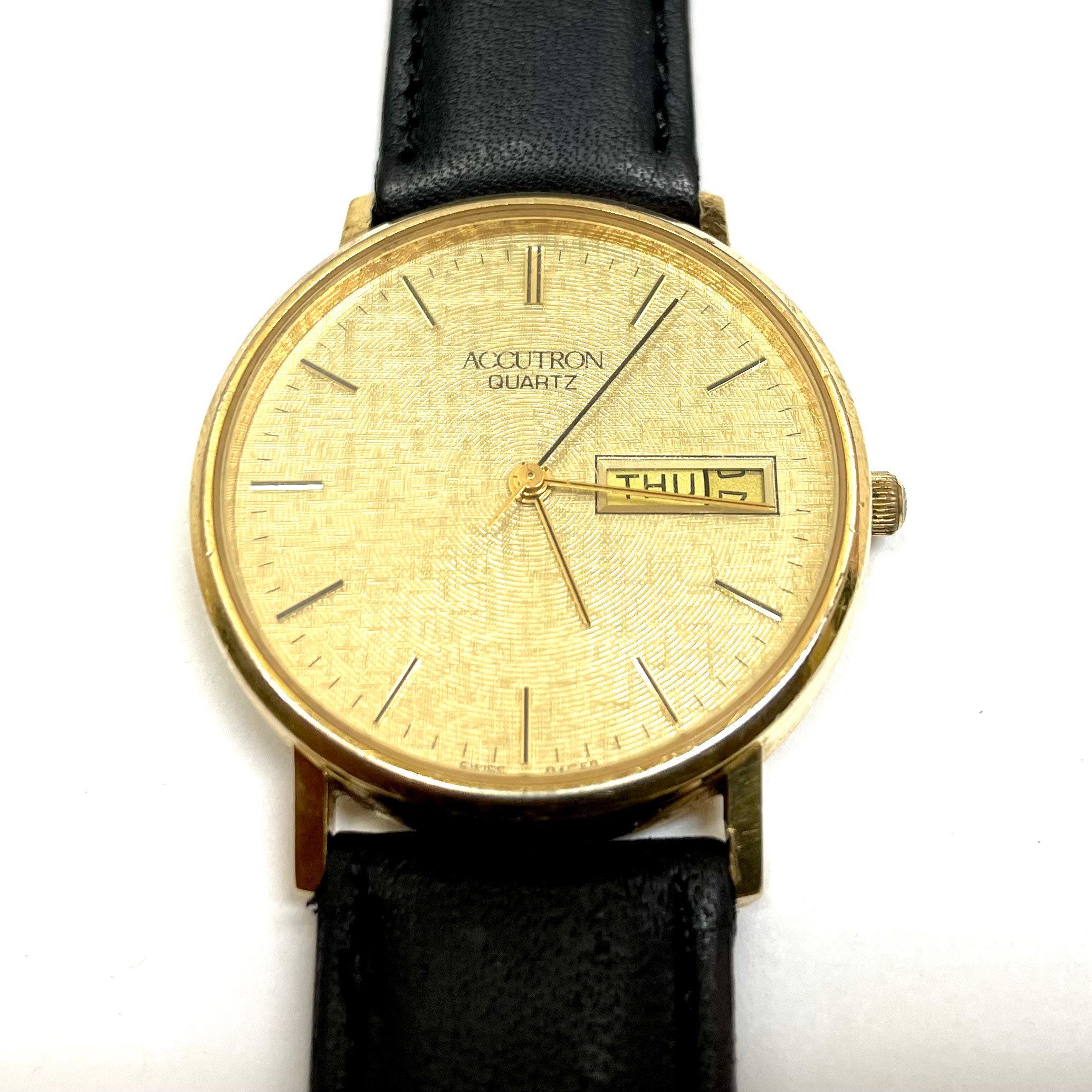 Vintage Bulova Accutron Quartz Wrist Watch 10k GF Case.200699b3. Free Shipping Etsy Ireland