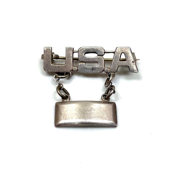 Vintage WW2 US Navy sterling silver sweetheart pi… - image 1