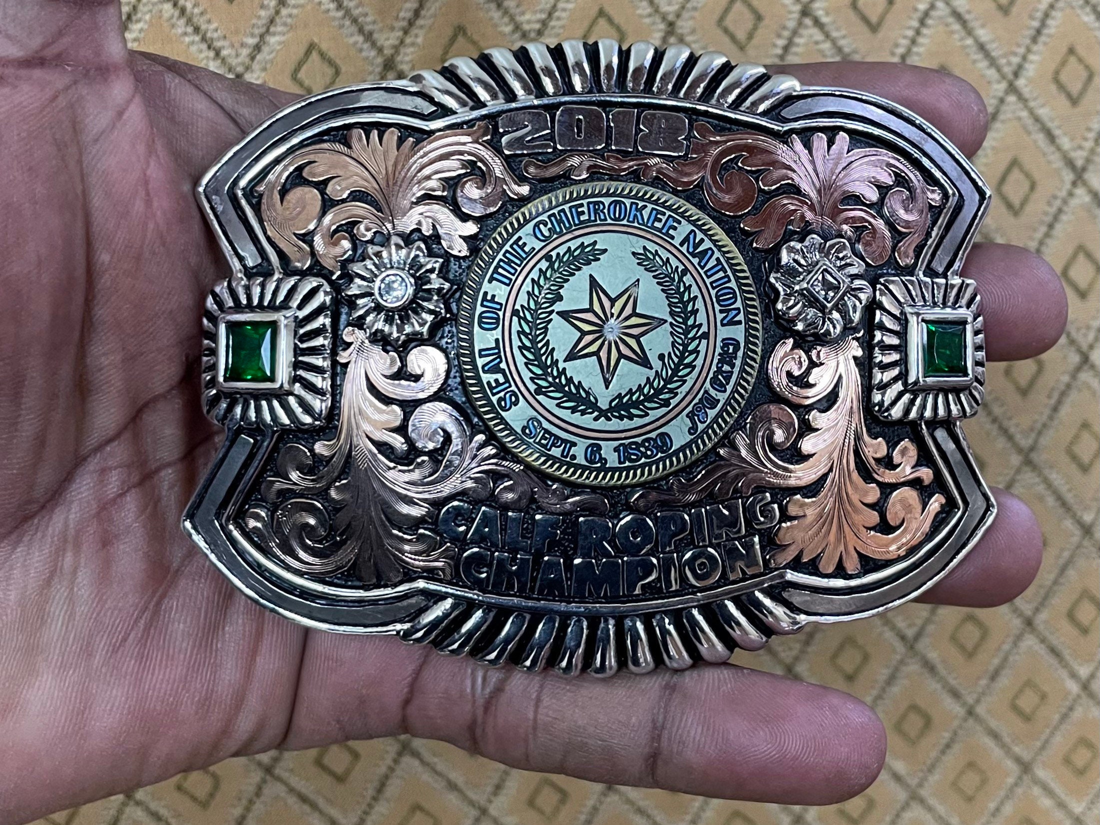 Bob Berg Cowboy Western Trophy Belt Buckle Handcrafted.200337b3