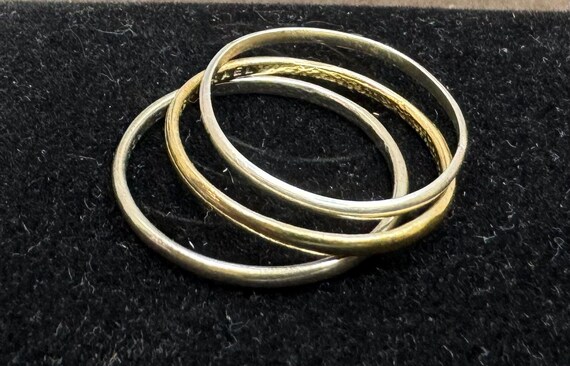 Set of three stackable rings size 12.#2688T3.Free… - image 4