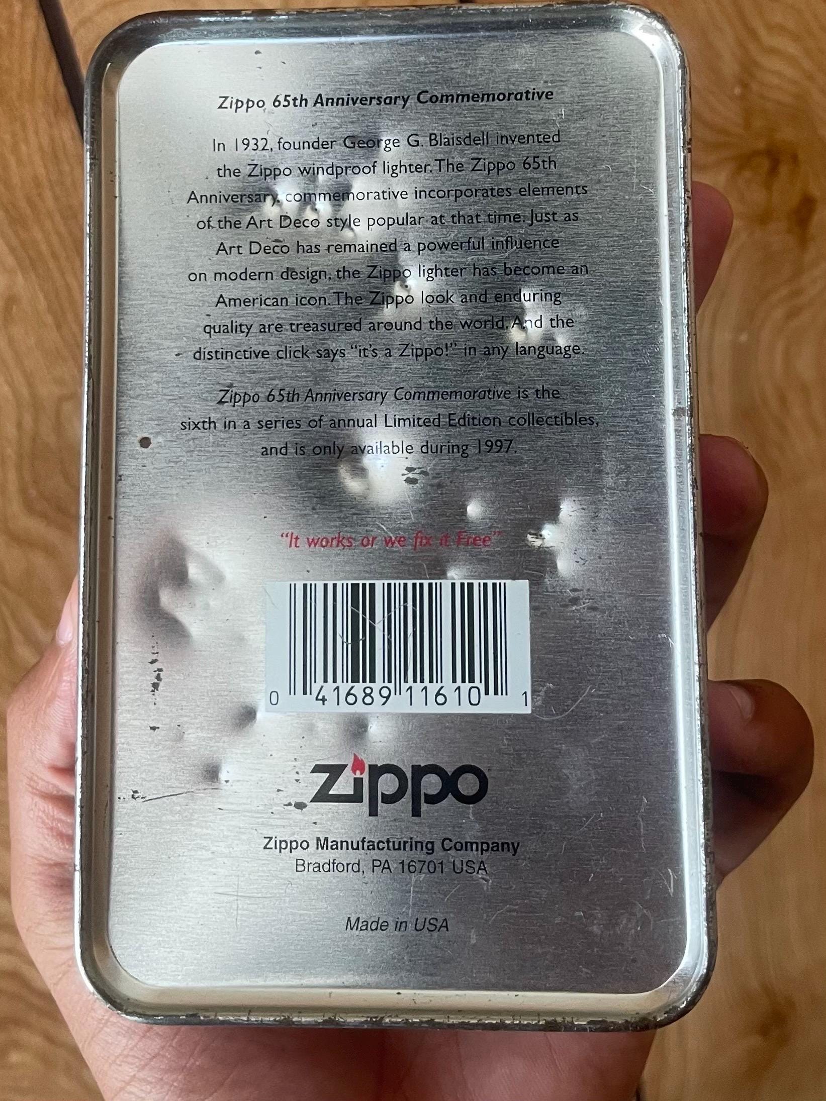 Zippo 65th Anniversary Limited Edition 1962-1967 .#1055cb.free