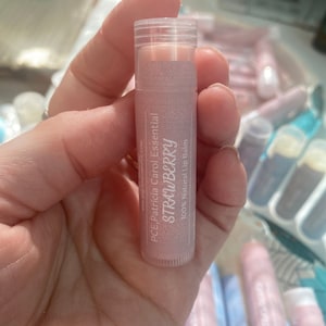 Chap stick made with beeswax lip therapy