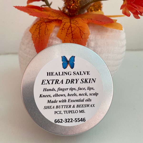 Healing salve cream  for extra dry skin, wrinkles, dry cracked skin , diaper rash and burns.