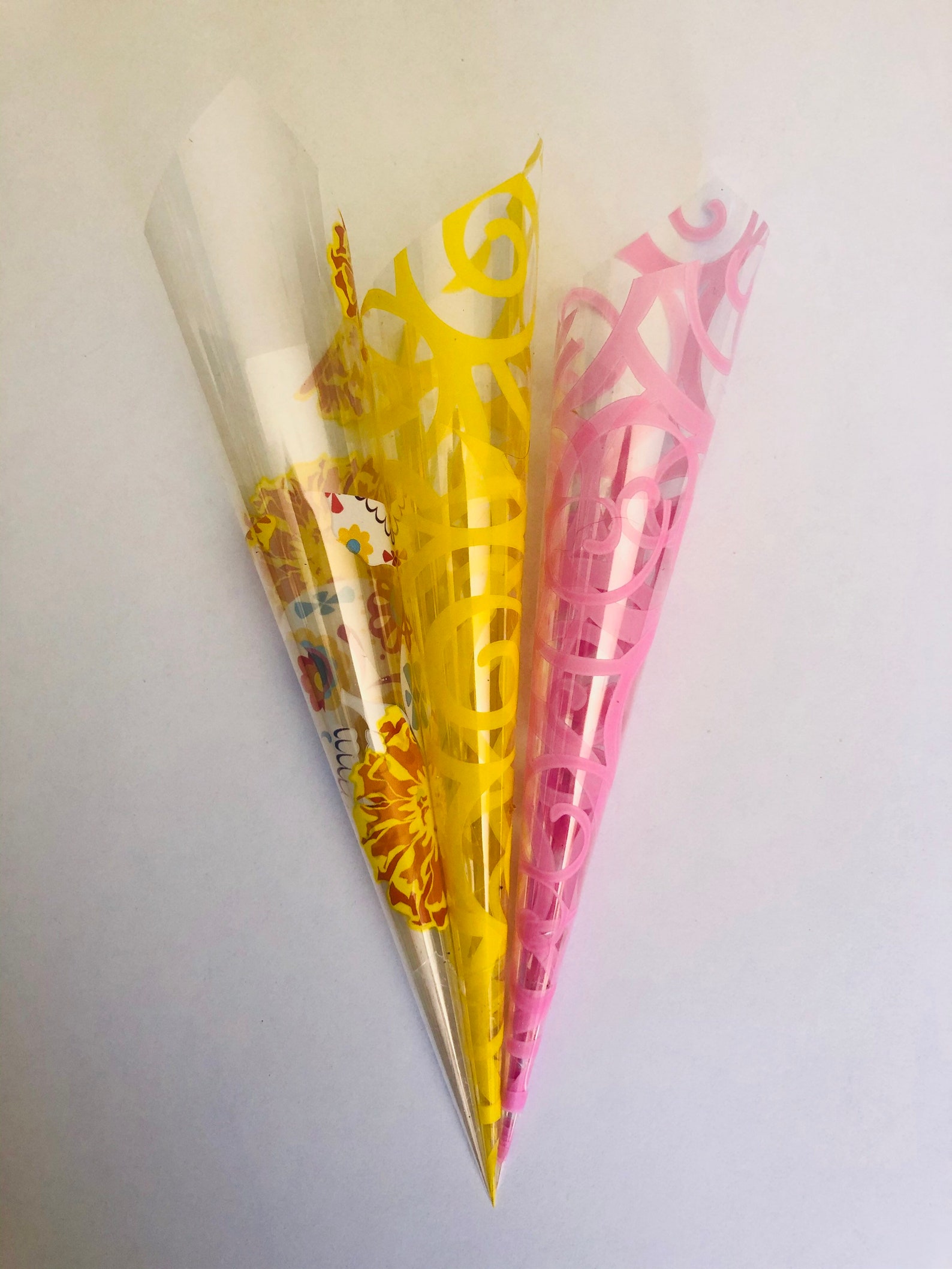 Hand Rolled Cellophane Cones for Henna or Paint Handmade Tools Etsy