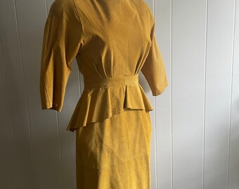 Mustard Yellow Dress - Etsy