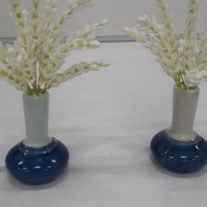 Bunch of White Jasmine in Pair of vase Simple Elegance