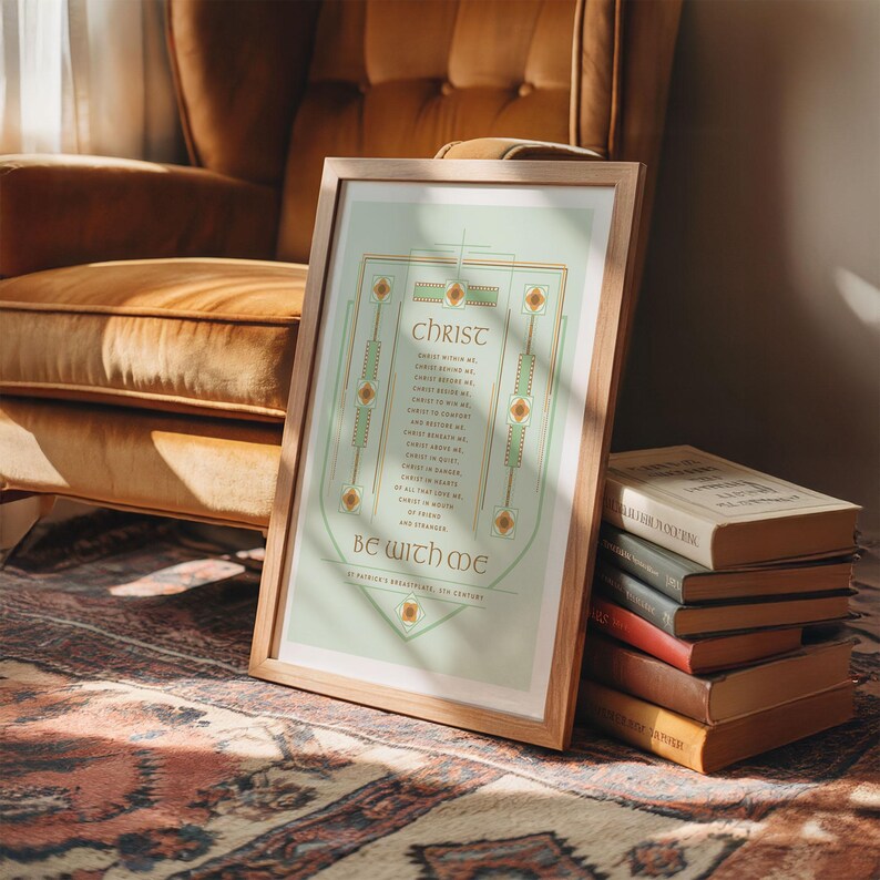 St. Patrick's Breastplate Prayer Printable – Celtic Christian ...