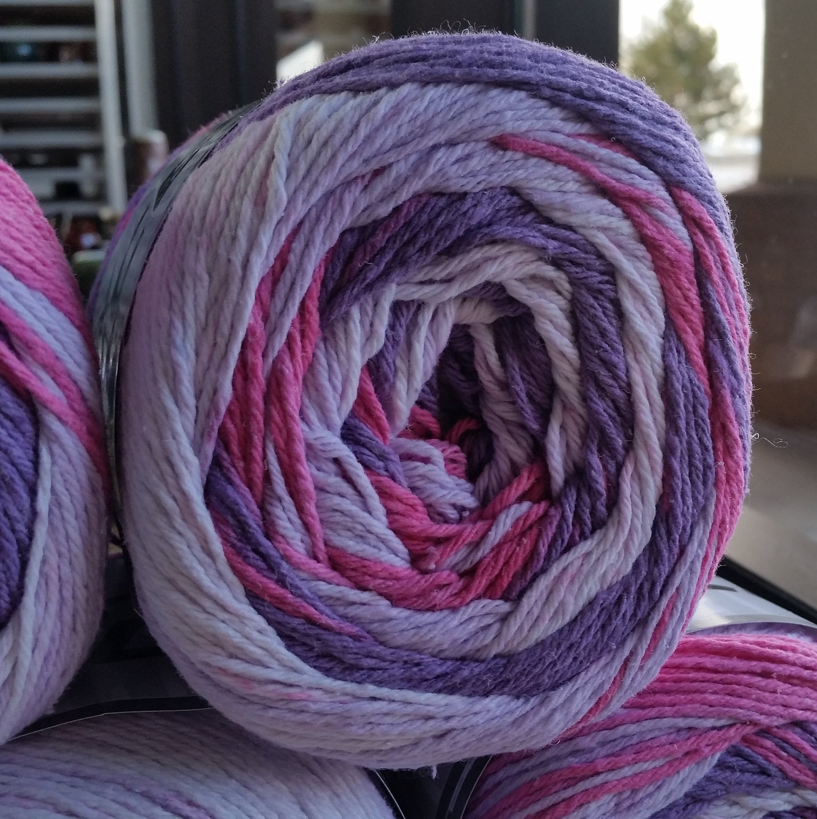 100 Cotton Yarn Cake Variegated Yarn in Various Tones Etsy